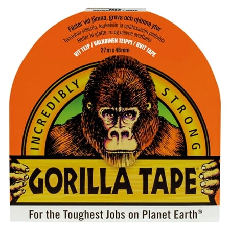 Gorilla Tape White 27M