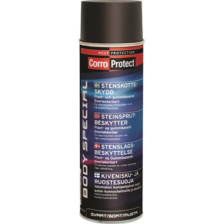 Body Svart steinsprut beskytter - spray