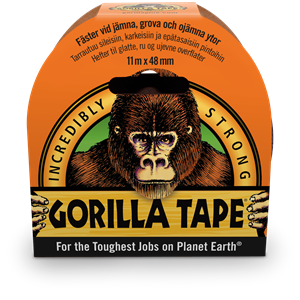Gorilla Tape Svart 11M