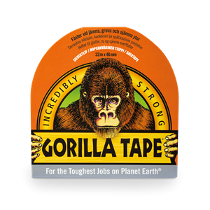 Gorilla Tape Sølv 32M