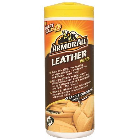 Armor All Leather Wipes Beeswax