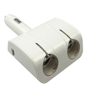 STRØMUTTAK 2 STD+2 USB 2,1A