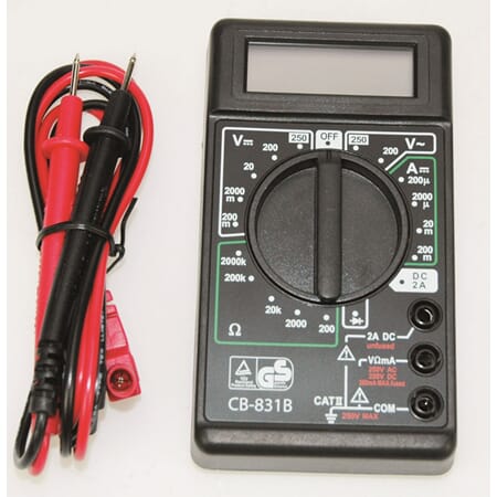 MULTIMETER DIGITALT M/ 7 FUNKSJONER