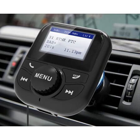 DAB+ ADAPTER M. BLUETOOTH, HANDS FREE & AKTIV ANT.