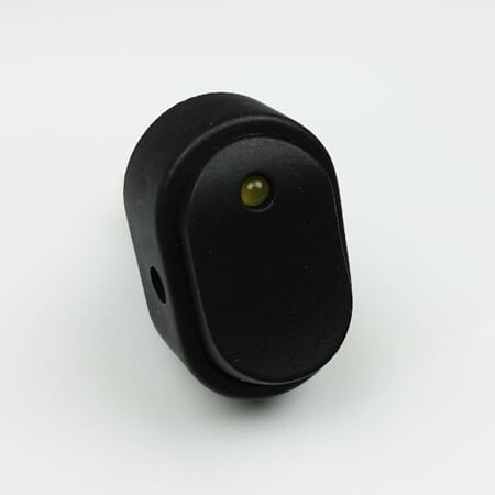 TRYKKBRYTER OVAL M/LYS ORANGE