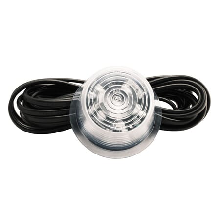 GYLLE GLASS M/DIODE HVIT 30797