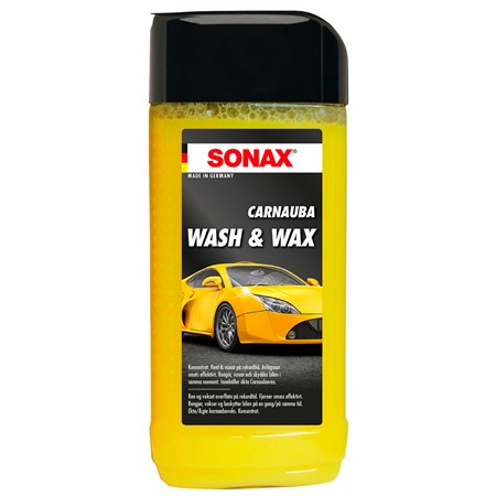 SONAX WASH & WAX CARNAUBA 500ML.