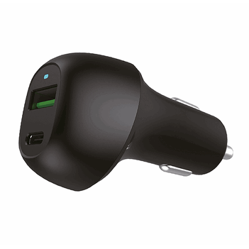STRØMUTTAK 12/24V 45W USB-C & USB-A