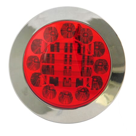 BAKLYKT RUND LED STOPP/BAKLYS 10-30V