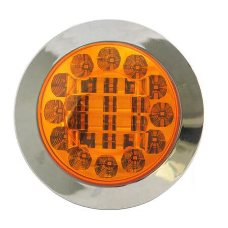 BAKLYKT RUND LED BLINK 10-30V
